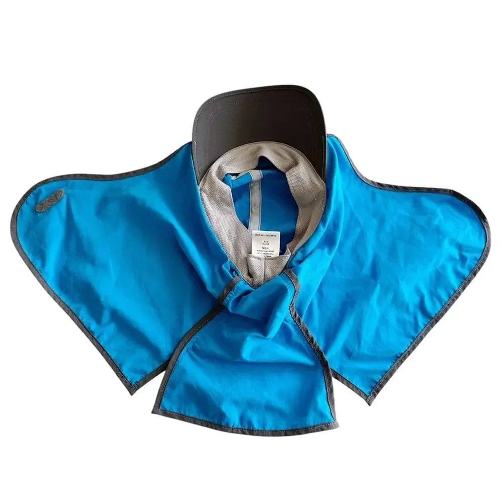 Outdoor Research Kids XS Sun Runner Hat with UPF 50+ Cape Blue